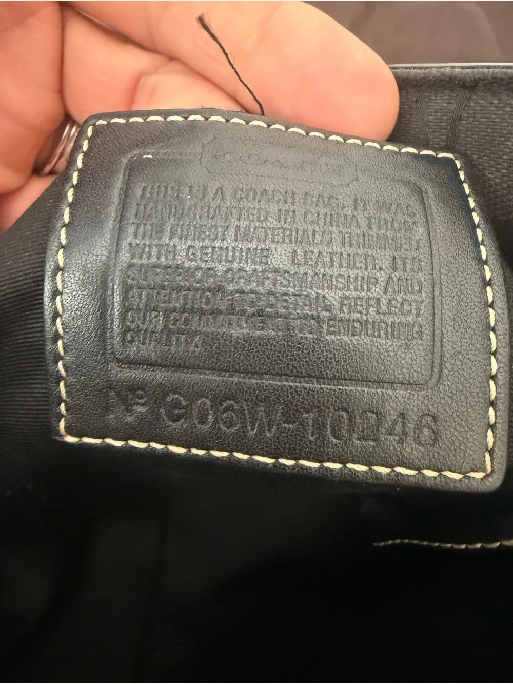 Coach vintage Y2K signature Hampton tote with matching wallet and duster bag